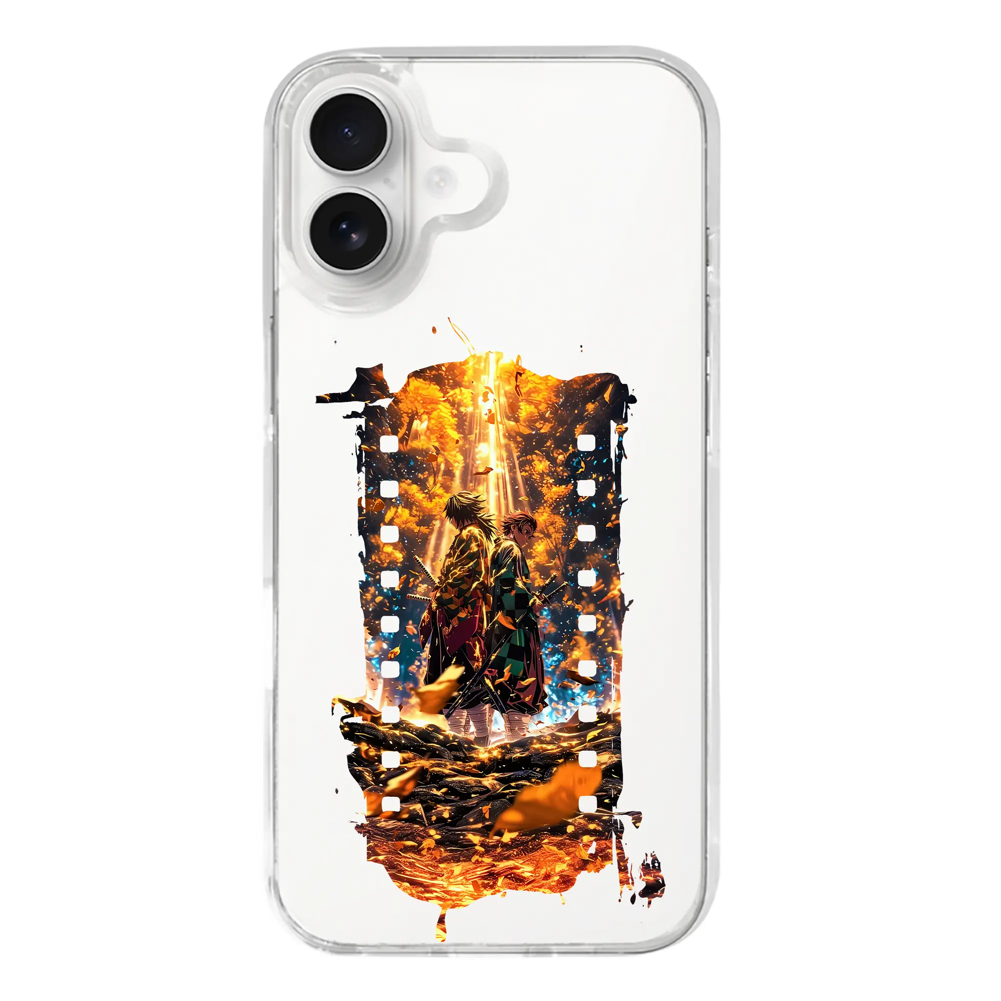 鬼滅の刃 グッズ,竈門 炭治郎 - iPhone 17シリーズ 透明スマホケース – 薄型・耐衝撃・精密フィット保護カバー